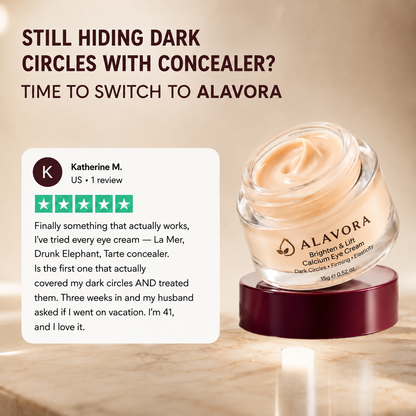 Alavora© Crema Iluminadora de Calcio para Ojos