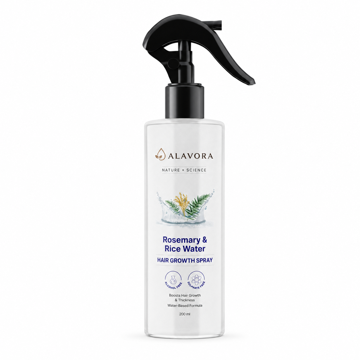 Alavora® Rosemary & Rice Water Hair Growth Spray - 200ml