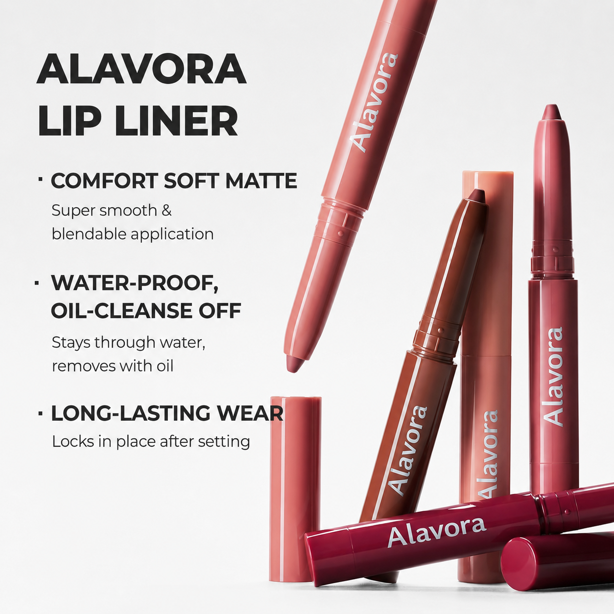 Alavora® Creamy Matte Lipliner