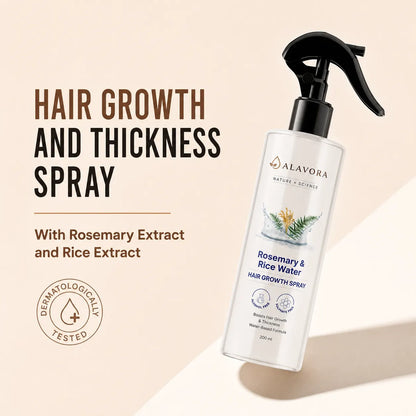 Alavora® Rosemary & Rice Water Hair Growth Spray - 200ml